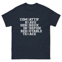 Thumbnail for T-shirt Breton noir dos - style classique et structuré