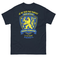 Thumbnail for T-shirt Franc-Comtois bleu marine - Je ne suis pas parfait mais je suis Franc-Comtois
