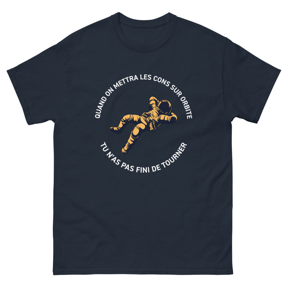T-shirt Astronaute marine - Esprit Frenchy et aventure spatiale