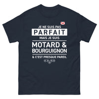 Thumbnail for T-shirt Bourgogne marine - Presque parfait pour motard