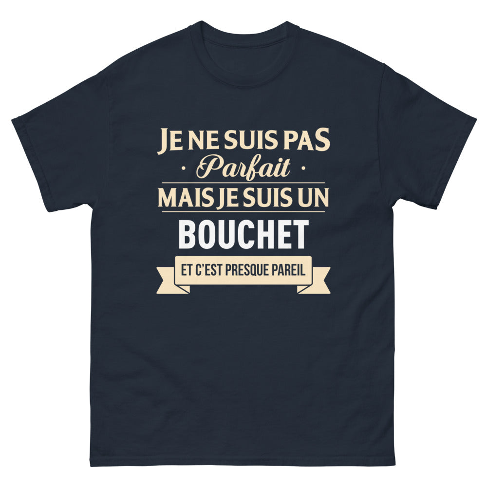 T-shirt Bouchet marine - Célébration humoristique des Bouchet