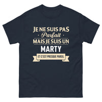 Thumbnail for T-shirt Marty bleu marine - Un peu imparfait, presque parfait