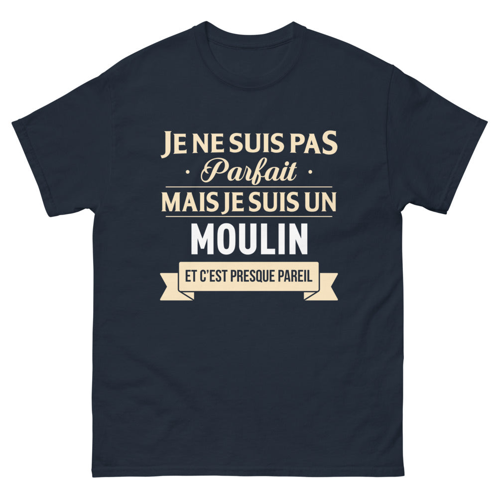 T-shirt Moulin marine - Je ne suis pas parfait, presque pareil
