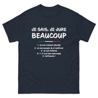 Thumbnail for T-shirt Italie marine - Design humoristique sur les stéréotypes