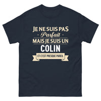 Thumbnail for T-shirt humour Colin marine - Je ne suis pas parfait mais je suis un Colin