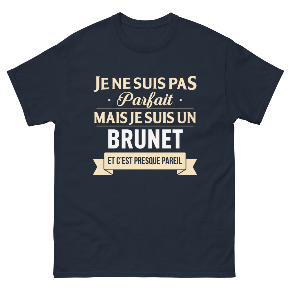 T-shirt Brunet marine - L'imparfait qui fait la différence