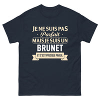 Thumbnail for T-shirt Brunet marine - L'imparfait qui fait la différence