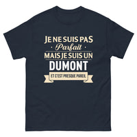 Thumbnail for T-shirt Dumont marine - Je ne suis pas parfait, mais je suis un Dumont