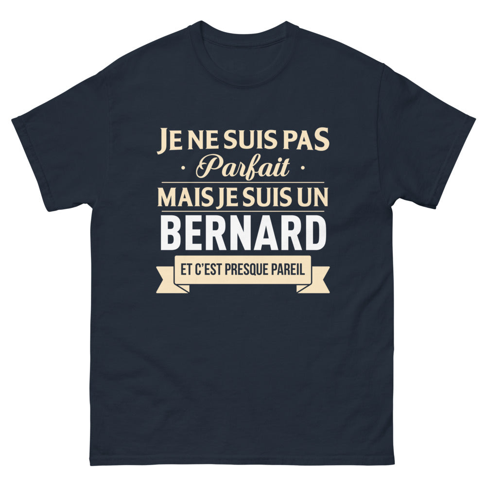 T-shirt Bernard noir dos - Fierté et humour décalé