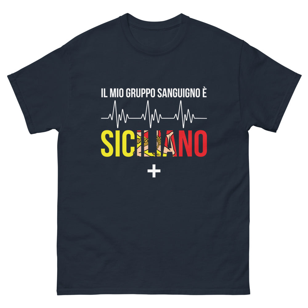 T-shirt Sicilien noir dos - Orgoglio e Umorismo