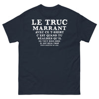 Thumbnail for T-shirt humour absurde marine - design amusant et mystérieux
