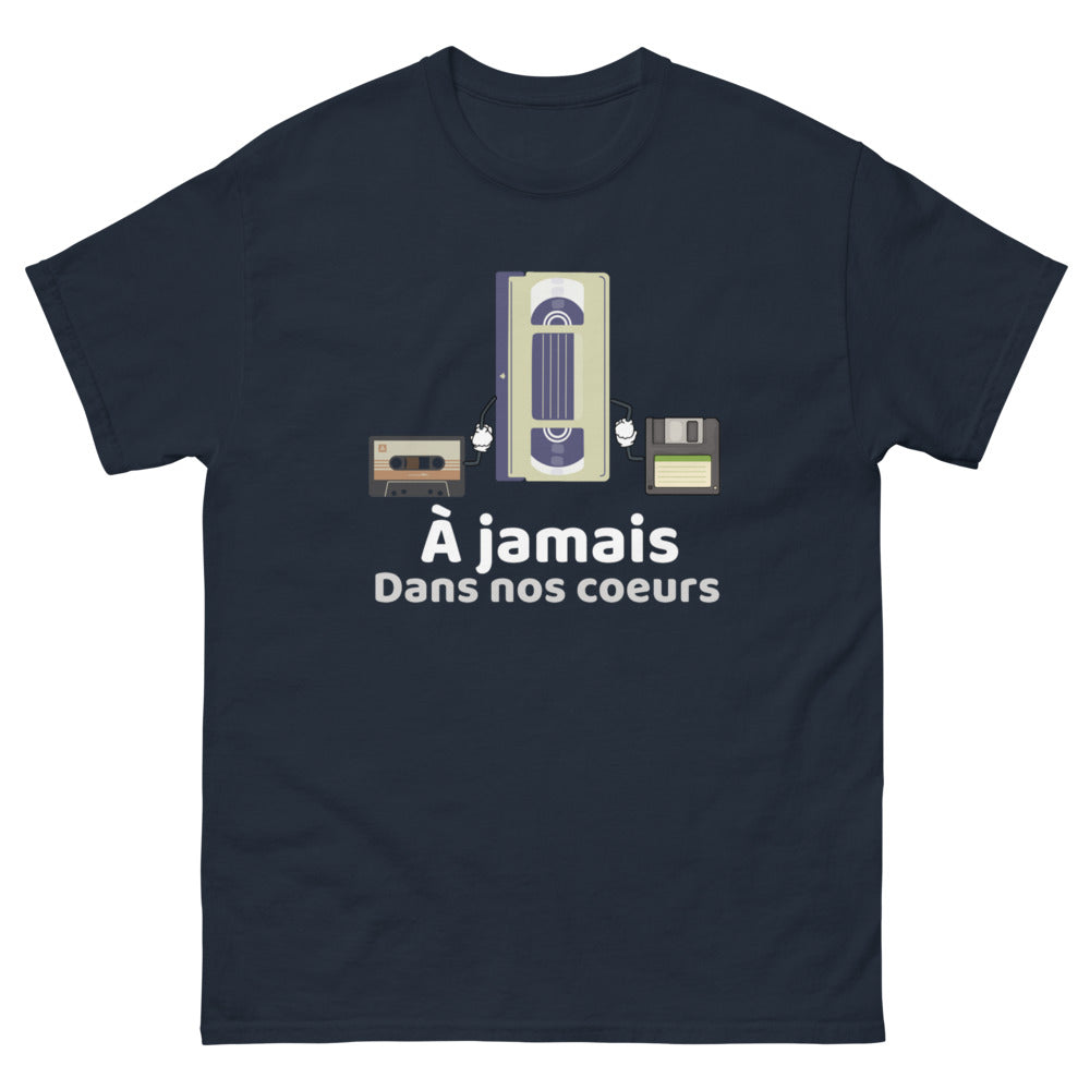 T-shirt sombre marine - À jamais dans nos cœurs