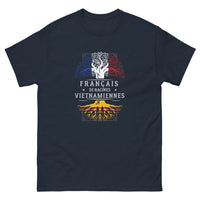 Thumbnail for T-shirt Vietnamien noir dos - Fierté en coton