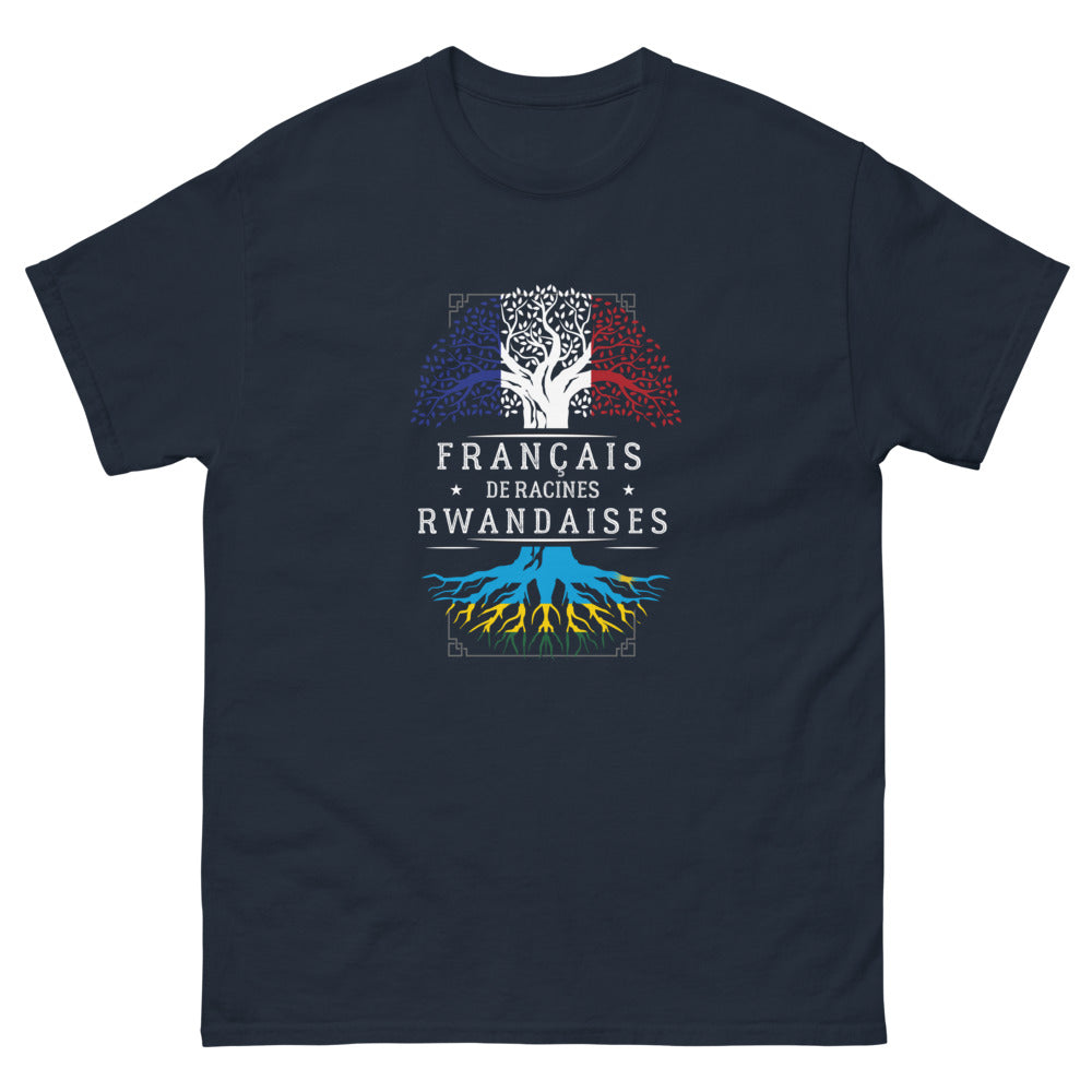 T-shirt Rwanda marine - Français de racines rwandaises