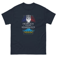 Thumbnail for T-shirt Rwanda marine - Français de racines rwandaises