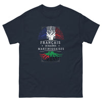 Thumbnail for T-shirt Martinique marine - Fier de nos racines avec humour