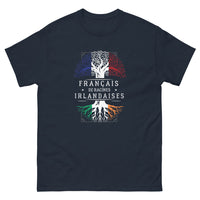 Thumbnail for T-shirt Irlandais marine - Fierté et humour des racines