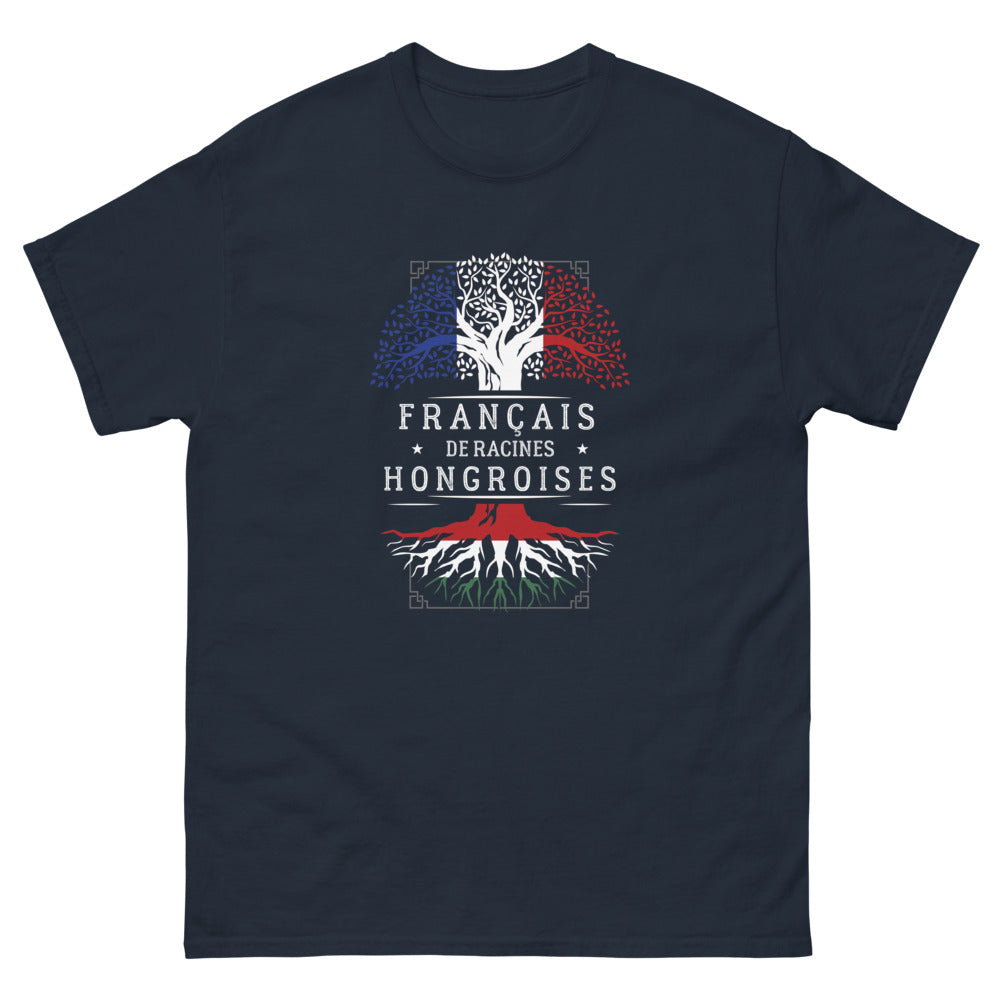 T-shirt Hongrois noir dos - Fierté et héritage culturel