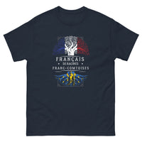 Thumbnail for T-shirt Franche-Comté marine - Fier de mes racines