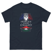Thumbnail for T-shirt Afrique marine - Fiers de nos racines africaines