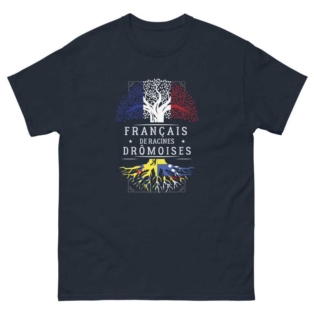 T-shirt Drôme marine - Fierté et humour drômois