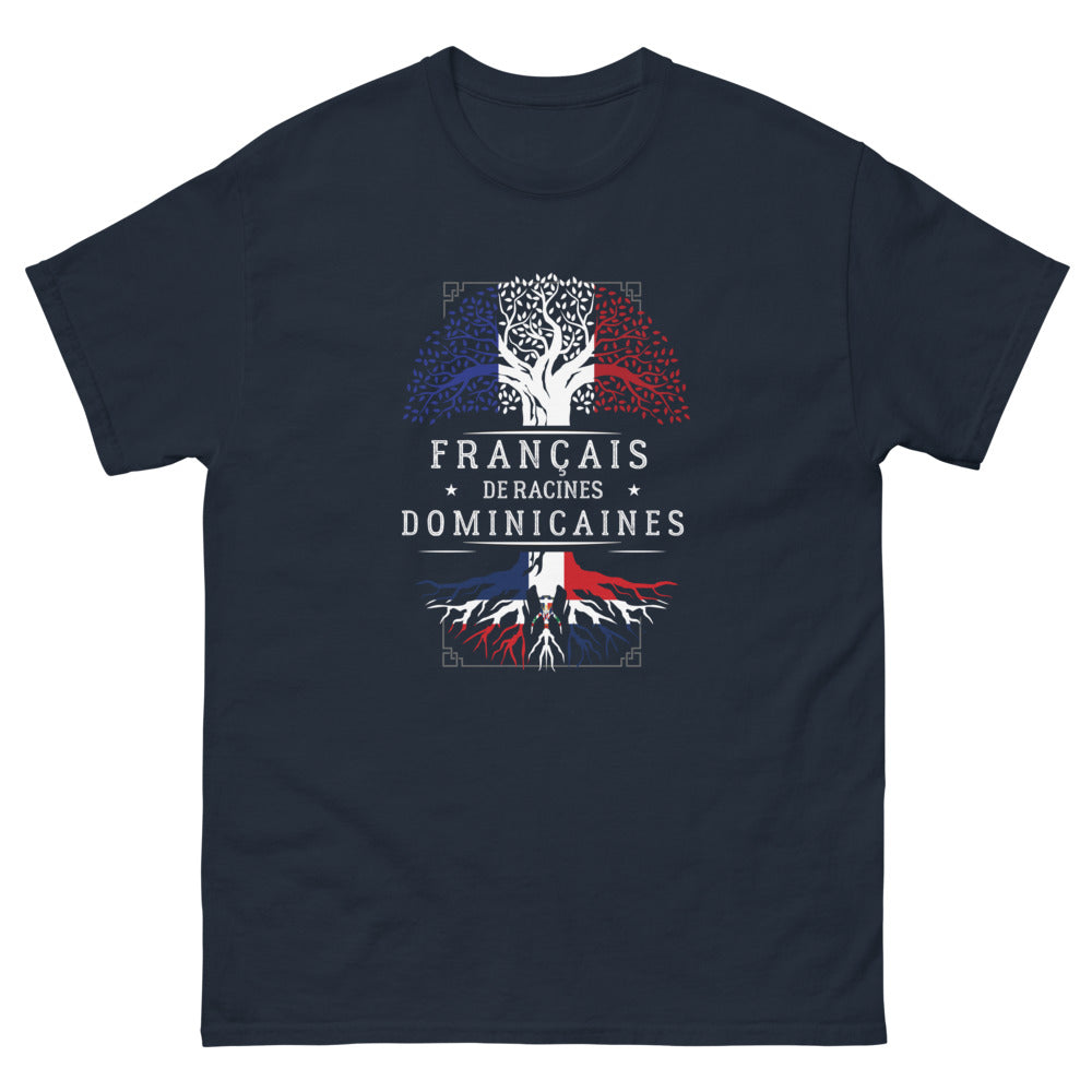 T-shirt Dominicain noir dos - Fier et Authentique
