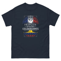 Thumbnail for T-shirt Colombien marine - Fiers de nos racines