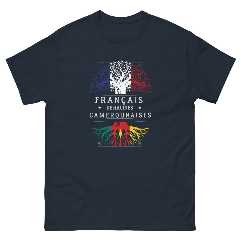 T-shirt Camerounais noir dos - Fierté d'être unique