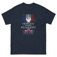Thumbnail for T-shirt Britanniques marine - Français de Racines Britanniques