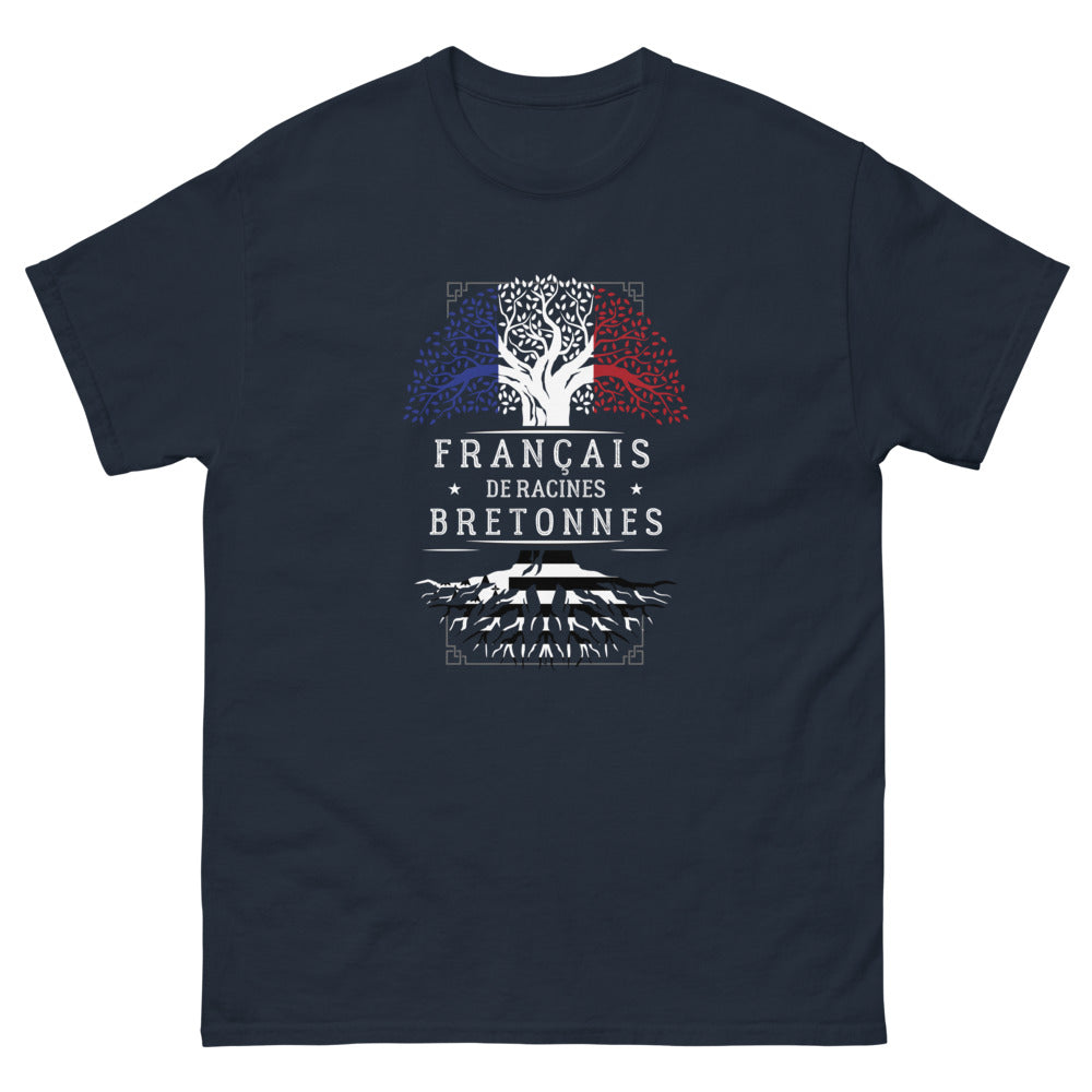 T-shirt Bretagne marine - Fierté bretonne avec humour