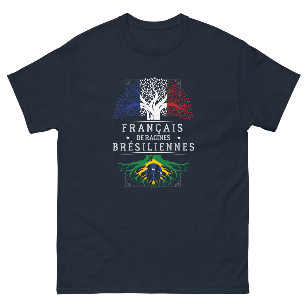 T-shirt Brésil noir dos - Français de Racines Brésiliennes