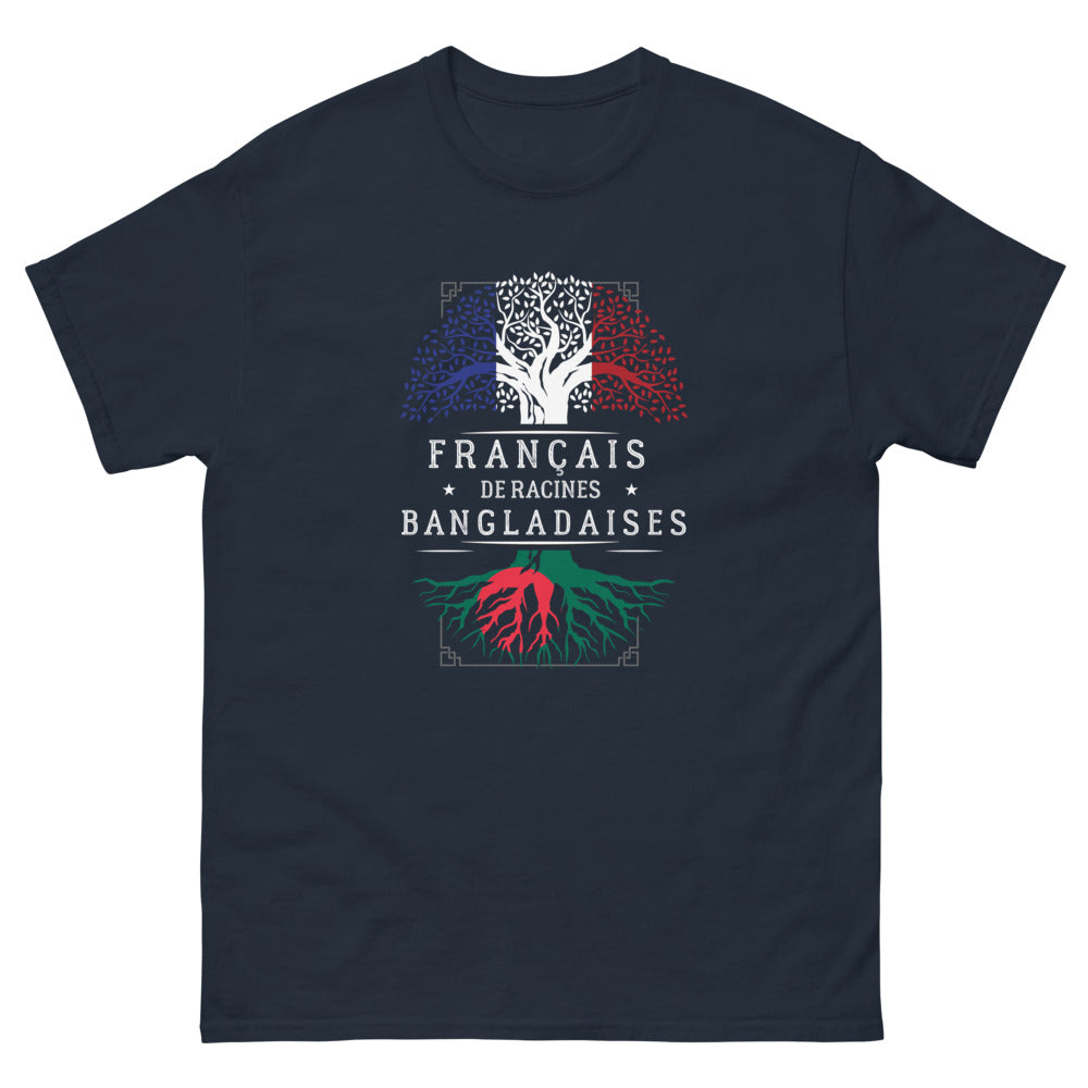 T-shirt Bangladais marine - Fierté des racines françaises