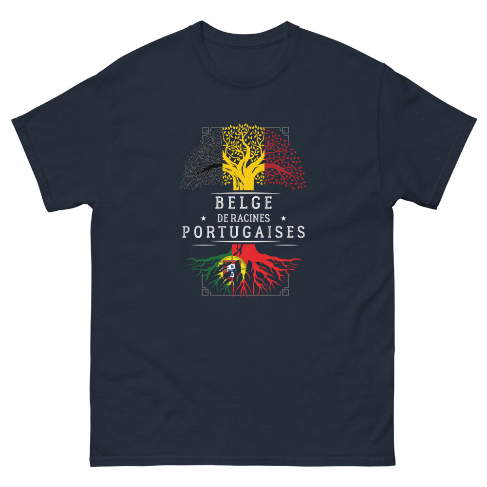 T-shirt marine - design unique célébrant les origines locales