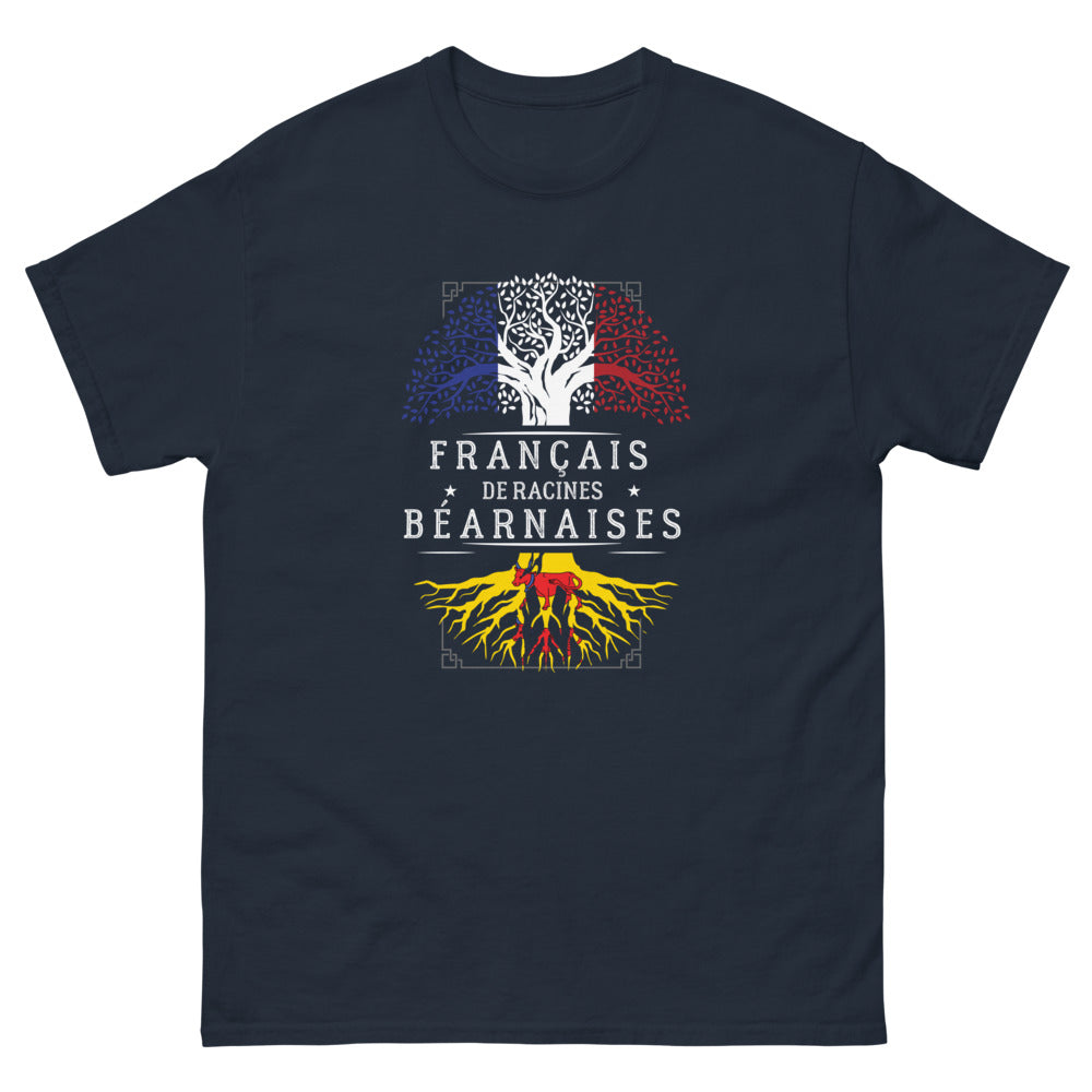 T-shirt Béarnais marine - Français de racines béarnaises