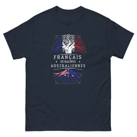 Thumbnail for T-shirt Franco-Australien marine - Héritage et style unique