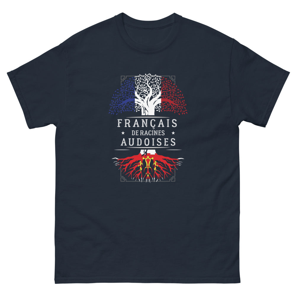 T-shirt Aude marine - Fierté des racines audoises