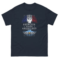 Thumbnail for T-shirt Français argentins marine - Héritage et Fierté culturelle