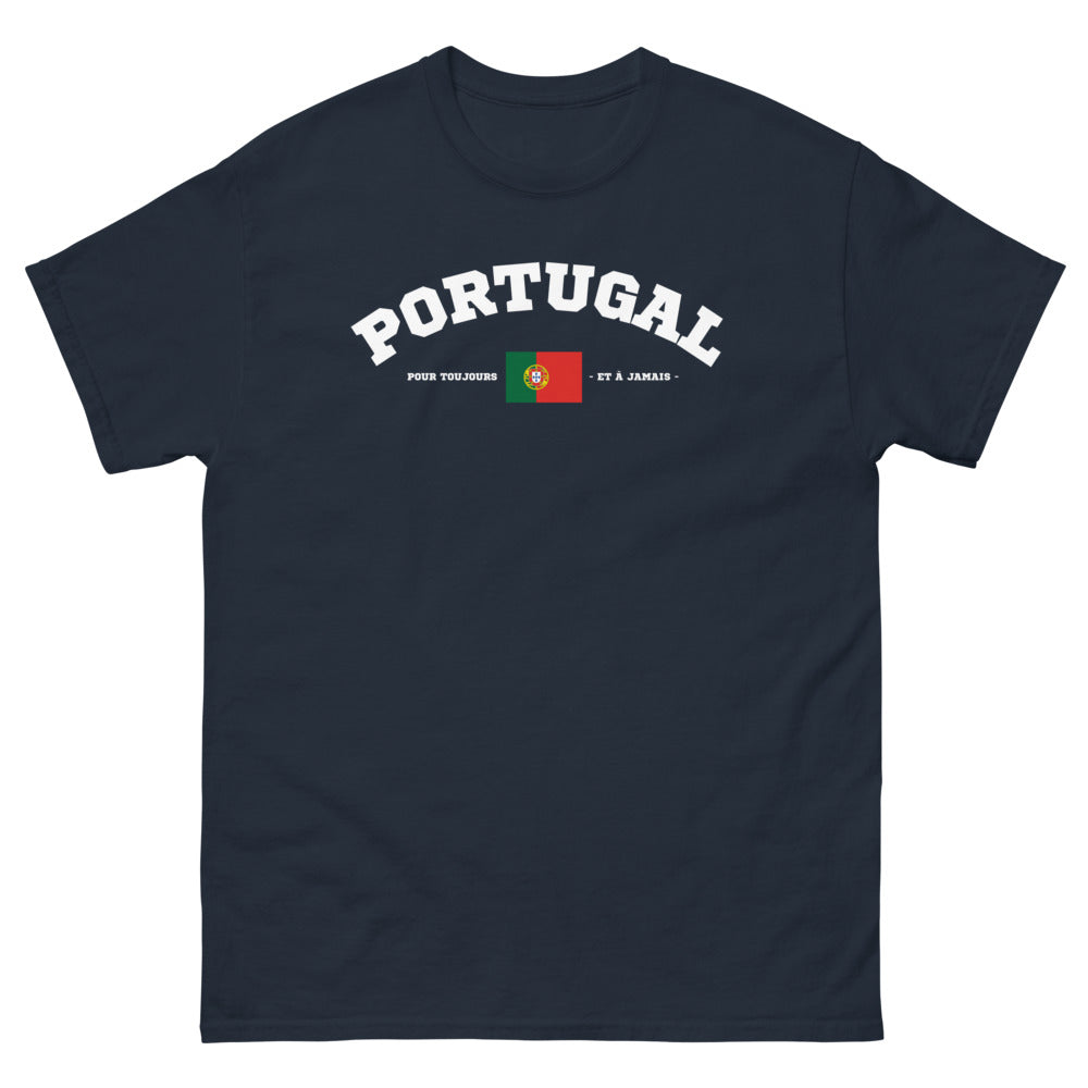 T-shirt Portugal marine - Fierté éternelle et design moderne