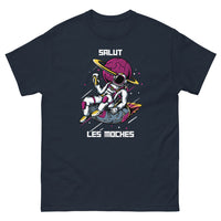 Thumbnail for T-shirt humour noir dos - Salut les Moches, clin d'œil affectueux