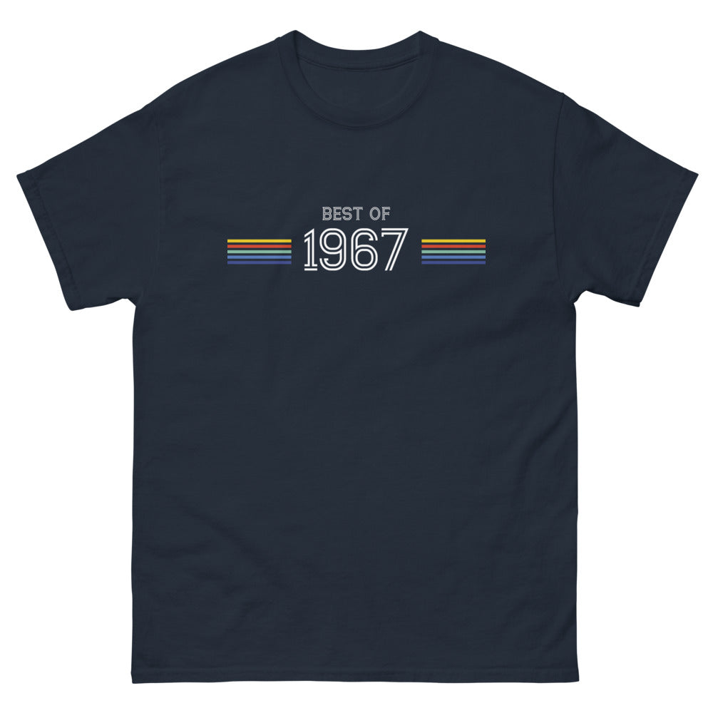 T-shirt Anniversaire 1967 marine - Une année légendaire