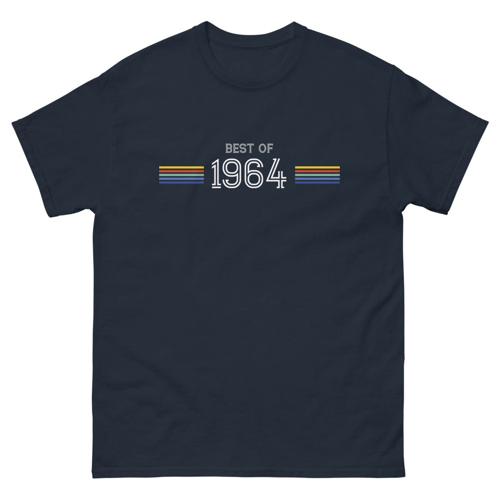 T-shirt Vintage 1964 marine - Best Of 1964 humoristique