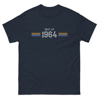 Thumbnail for T-shirt Vintage 1964 marine - Best Of 1964 humoristique