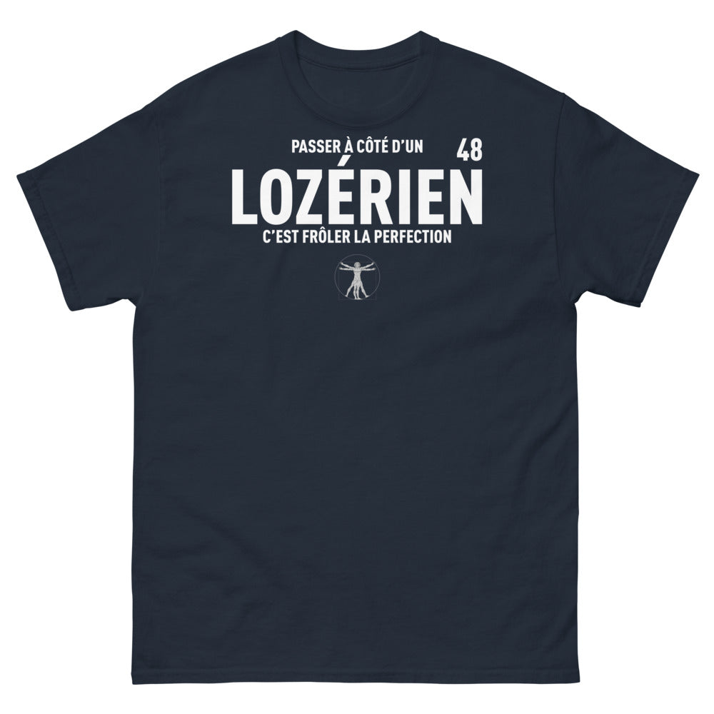 T-shirt Lozère marine - Frôler la perfection avec un Lozérien