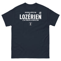 Thumbnail for T-shirt Lozère marine - Frôler la perfection avec un Lozérien