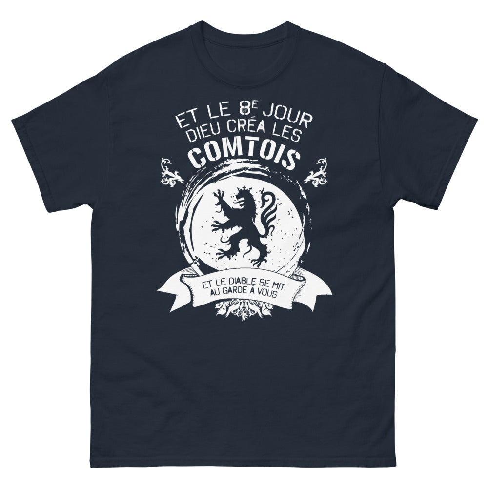 T-shirt Comtois marine - Un clin d'œil au 8ème jour
