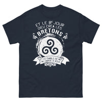 Thumbnail for T-shirt Bretagne marine - Le 8e jour, Dieu créa les Bretons