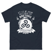 Thumbnail for T-shirt Bretagne marine - Héros bretons audacieux