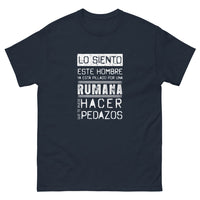 Thumbnail for T-shirt Roumanie marine - Lo siento, este hombre ya está pillado