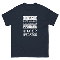 Thumbnail for T-shirt Peru marine - Orgullo y Amor avec humour