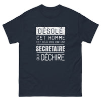 Thumbnail for T-shirt secrétaires marine - Célébration humoristique